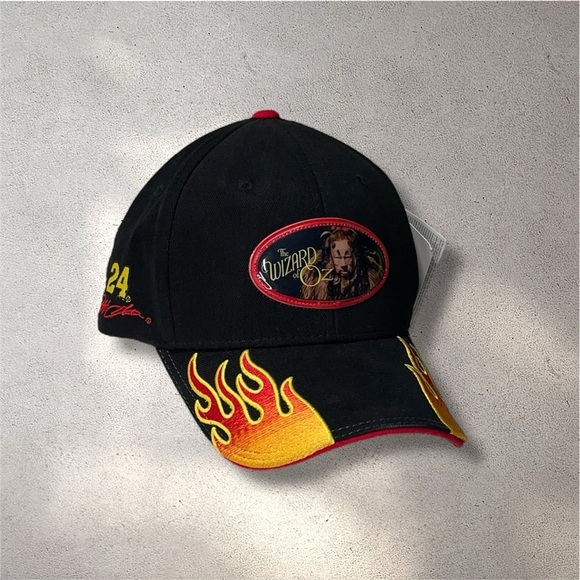 NOS Wizard of Oz Jeff Gordon Hat Chase Authentics NWT Flame Cap NASCAR 24 - Picture 1 of 9